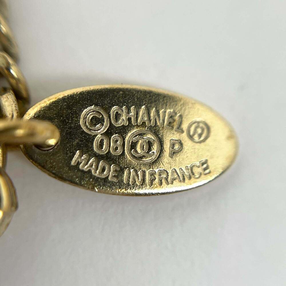 CHANEL Gold Logo Necklace - Picture 5 of 7